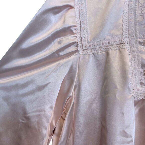 Henson Kickernick Light Pink Vintage Lingerie Gown - Size Large - Picture 6 of 8